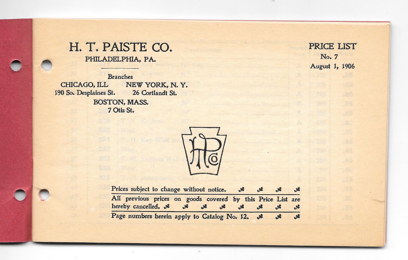 Dated 1906 Lot of early electrical booklet catalogs