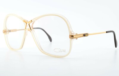 CAZAL Glasses Spectacles Mod 152 Col 106 59-13 130 Butterfly Gold Cream Vintage