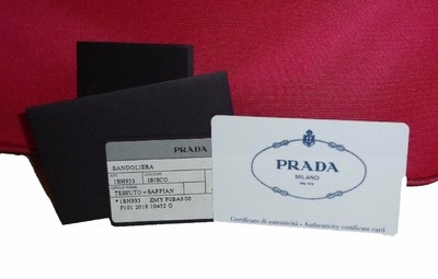 Prada Women's Tessuto Saffiano Pink Ibisco Nylon Crossbody Bag Handbag 1BH933