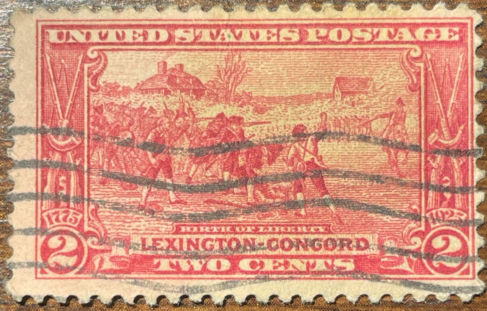 Scott #618 Two Cent Lexington and Concord, Used | eBay