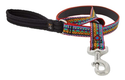 Lupine Dog Leash 1'' Wide El Paso Design 6-Foot Long with Padded Handle