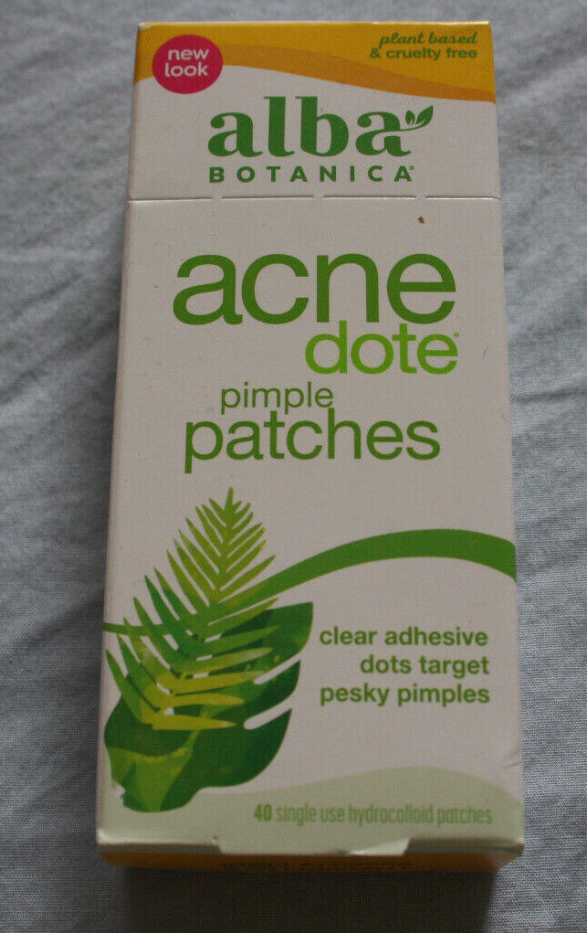 Alba botanica acnedote 40 single use pimple patches.Clear ad