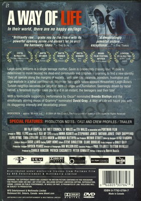 A WAY OF LIFE (CANADIAN RELEASE) *NEW DVD*********