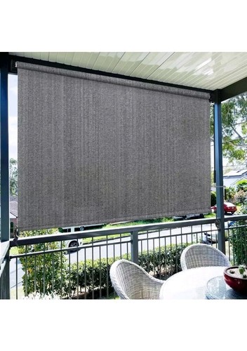 Amagenix Outdoor Roller Shades 7'(W) X 6'(H), Exterior