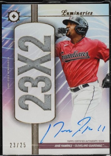 2024 Topps Luminaries - Jose Ramirez #HRKAR-JRA