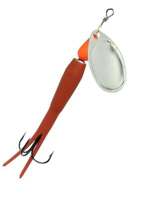 Dennett Flying C Spinner Lure for Salmon and Trout with VMC treble hooks
