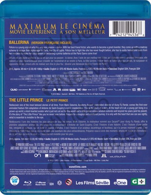 BALLERINA / THE LITTLE PRINCE (2-FILM COLLECTI *NEW BL