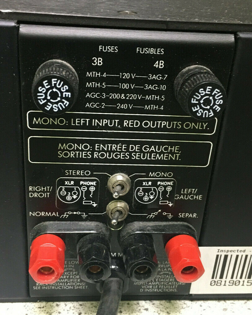 Bryston 3B Professional Stereo Power Amplifier