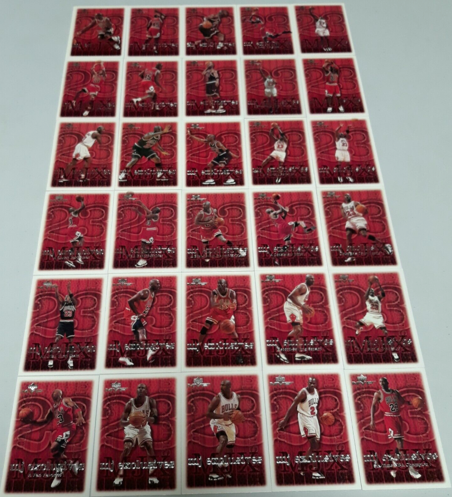 1999 Upper Deck MVP Michael Jordan MJX EXCLUSIVES 30-Card
