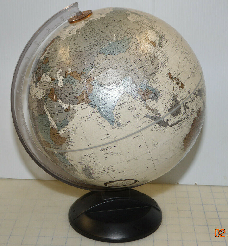 Replogle - 12 Inch Globe - Platinum Classic Series - Vintage Look Raised Relief