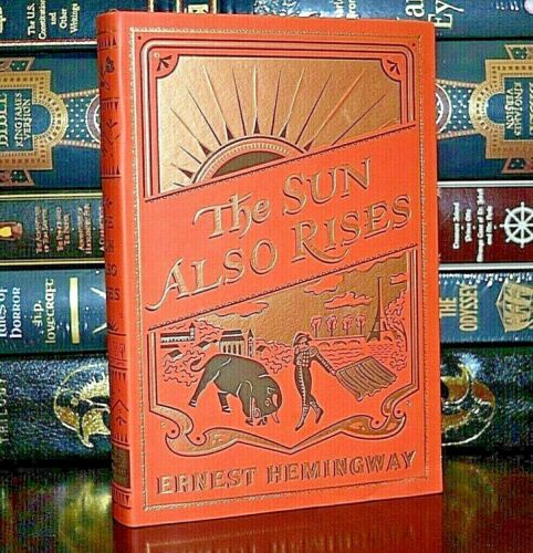 NEW Sun Also Rises by Ernest Hemingway Collectible Soft Leather Bound Gift