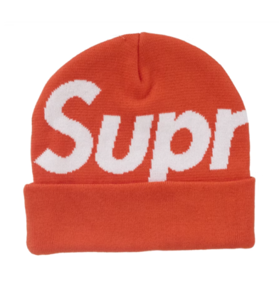 Supreme Big Logo Beanie (FW24) Orange | eBay