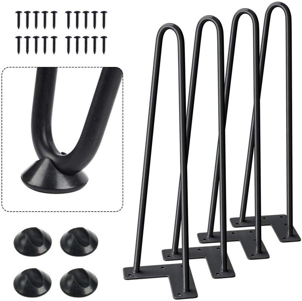 Description Picture 3 of itemCoffee Metal Hairpin Table Legs 16