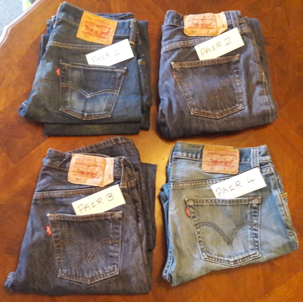 Men’s Levi Strauss & Co Original 501 W30/L32 Straight Denim Jeans Bundle in Exeter, Devon