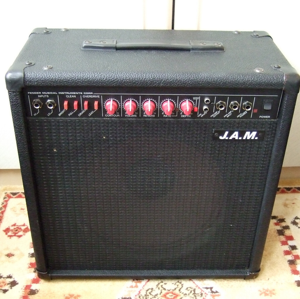 Vintage Fender J.A.M. 25W 4 Channel Electric Guitar Amp USA ( JAM