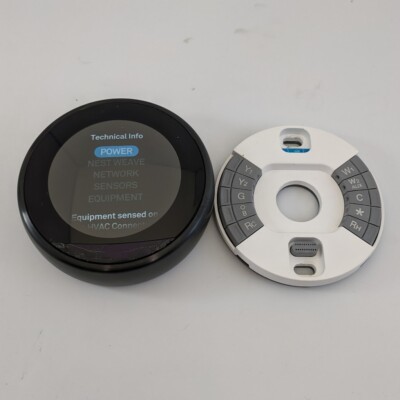 Google Nest 3rd Gen Learning Thermostat E360129 (A0013) Black