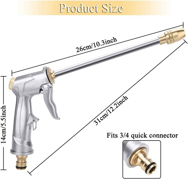 High Pressure Power Gun Water Spray Car Clean Washer Tool / 3/4 Female Connector
