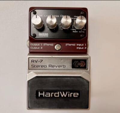 ギター DigiTech HardWire RV-7 Stereo Revervb Digitech Hardwire RV-7 Stereo Reverb