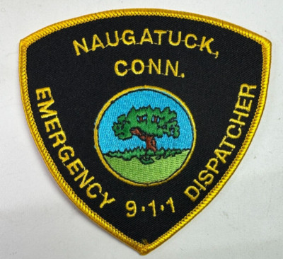 Naugatuck Emergency Dispatcher 911 Connecticut CT Fire Rescue Patch R8