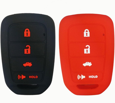2Pcs Coolbestda Silicone Key Fob Cover Case Protector Remote Keyless Entry Shell