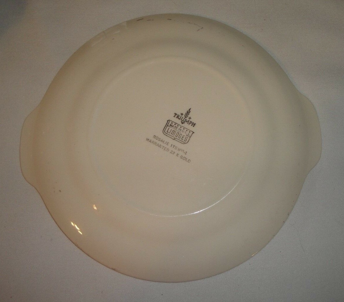 Triumph Limoges Rosalie Relish Dish Also Use as Gravy Underplate