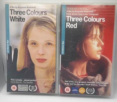 Three Colours White & Three Colours Red (VHS) News Sealed