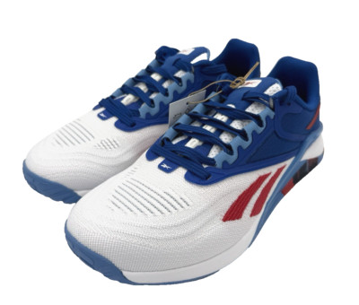 NEW Reebok NANO X2 Women's Training Shoes US Size 7.5 White/Blue/Red GY2286
