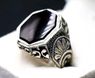 Aqeeq hotsell ring ebay