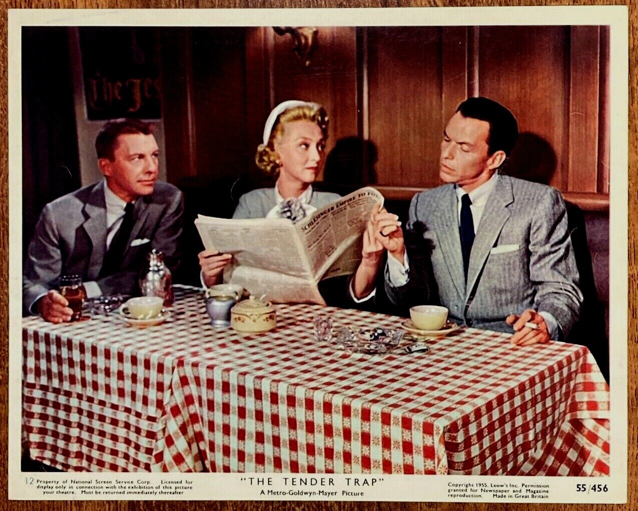 TENDER TRAP Original Movie Still Photo 1955 Frank Sinatra Celeste Holm Comedy
