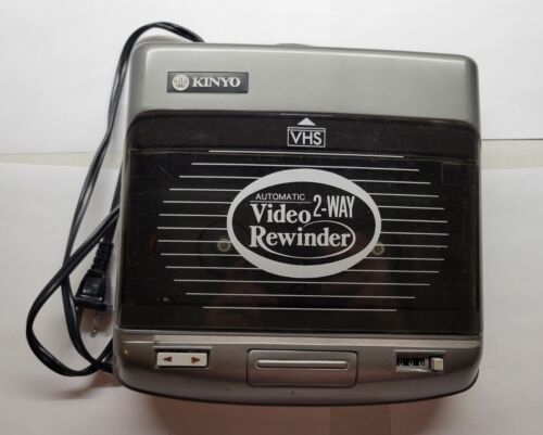 Vintage Kinyo Automatic 2-Way Video Cassette Tape Rewinder TESTED