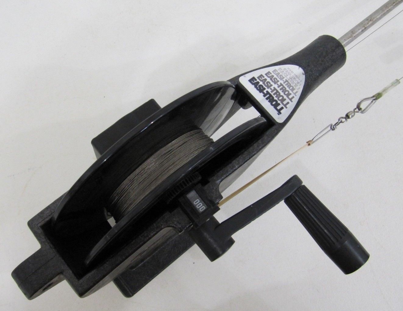 CANNON EASI-TROLL MANUAL DOWNRIGGER LINE COUNTER WIRE CABLE FISHING TROLLING EX