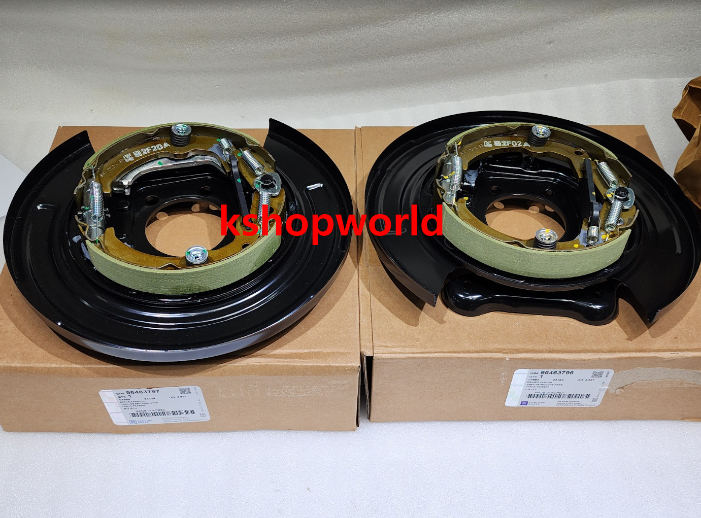 NEW BRAKE ASSY-PARKING RR,L+R 96463796 96463797 for CHEVOLET 