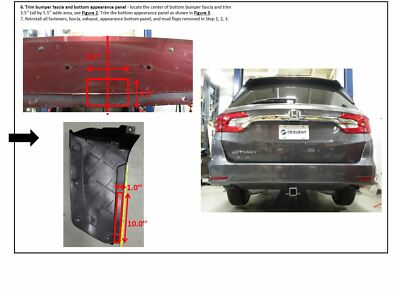 Trailer Tow Hitch For 18-24 Honda Odyssey All Styles 2" Towing Receiver NEW