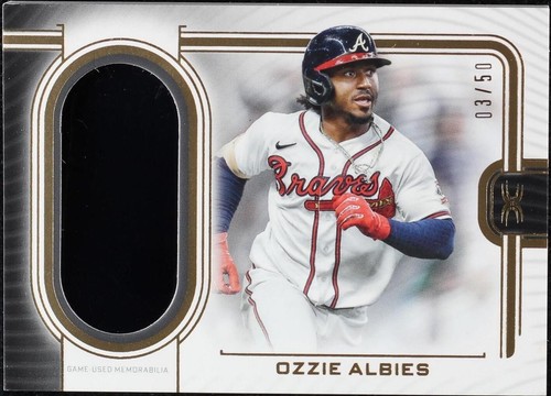 2023 Topps Definitive Collection - Ozzie Albies #DHC-OA