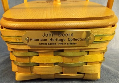 JOHN DEERE AMERICAN HERITAGE COLLECTION BASKET - VEGETABLE BASKET - LTD EDITION