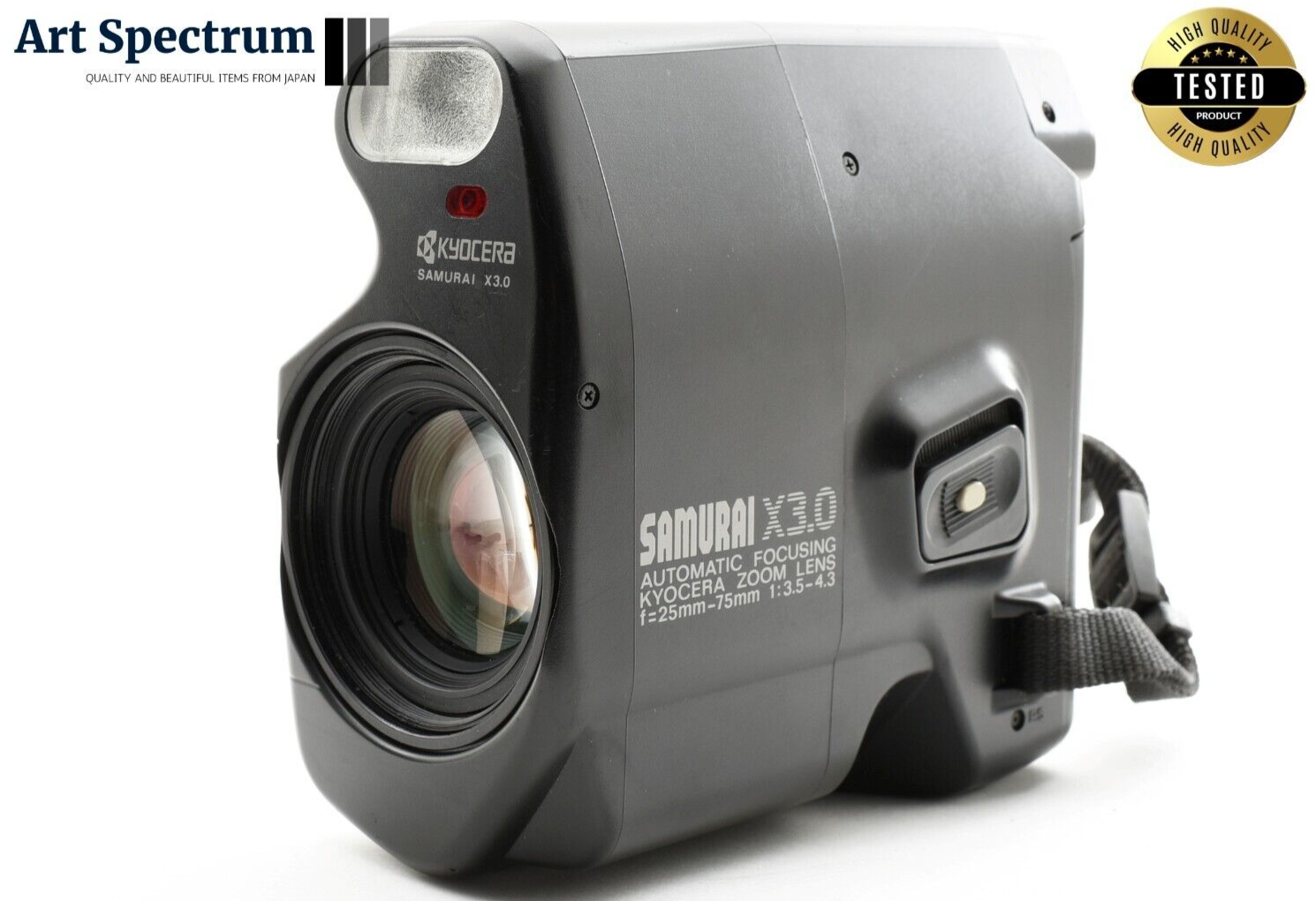 美品 京セラ SAMURAI X3.0 25-75mm 3.5-4.3　B530 Kyocera SAMURAI X3.0 / AF ZOOM 25-75mm f/3.5-4.3 – Natural