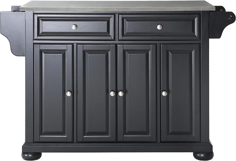 Crosley Furniture Alexandria Kitchen Island with Stainless S