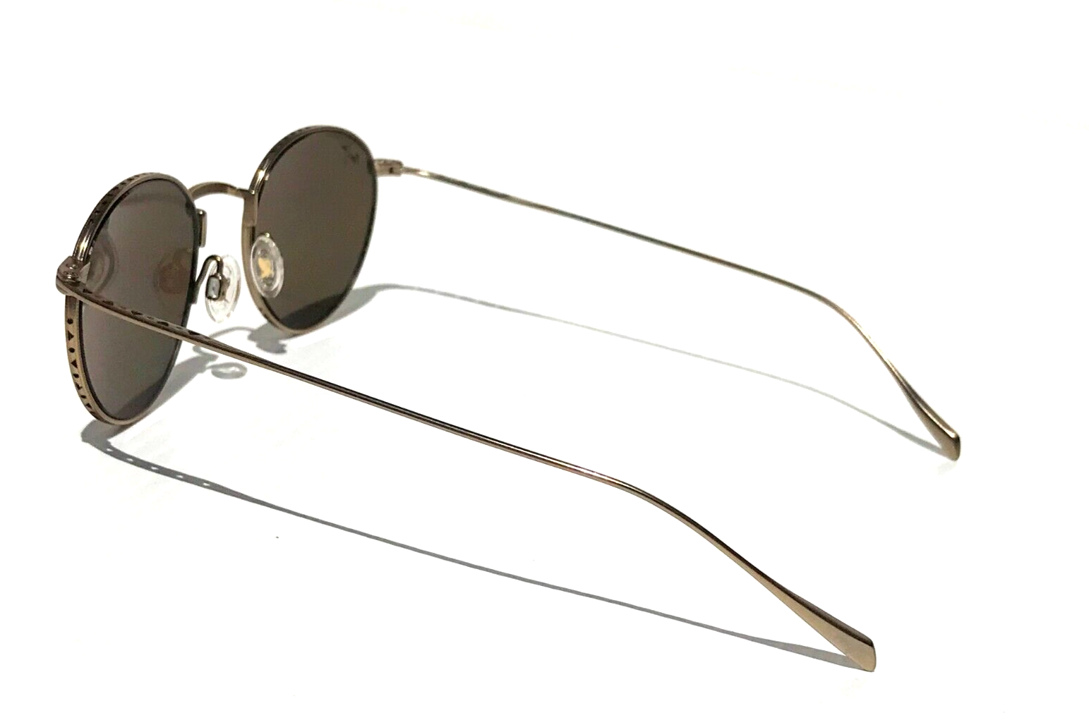 Pre-owned Maui Jim North Star Gold Titanium Polarized Bronze Lens Sunglass H757-16m