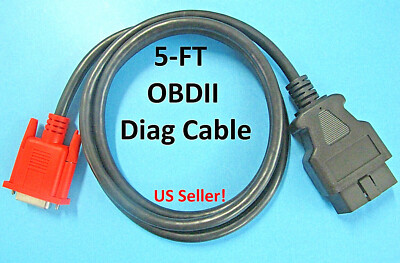 OBD2 OBDII Cable for Launch CRP 123 X Pro Creader VII+ & CRP 129 VIII Scan Tool