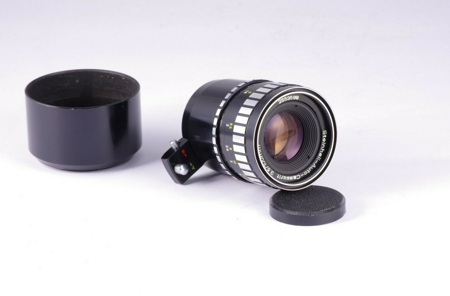 Steinheil-Cassarit 3.5/100mm M42 ゼブラ Lens Steinheil Cassarit Zebra 3,5/100mm Portrait No.2256160