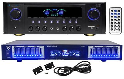 Technical Pro RX45BT Home Theater Receiver, Bluetooth USB/SD+10 Band Eq+Remote
