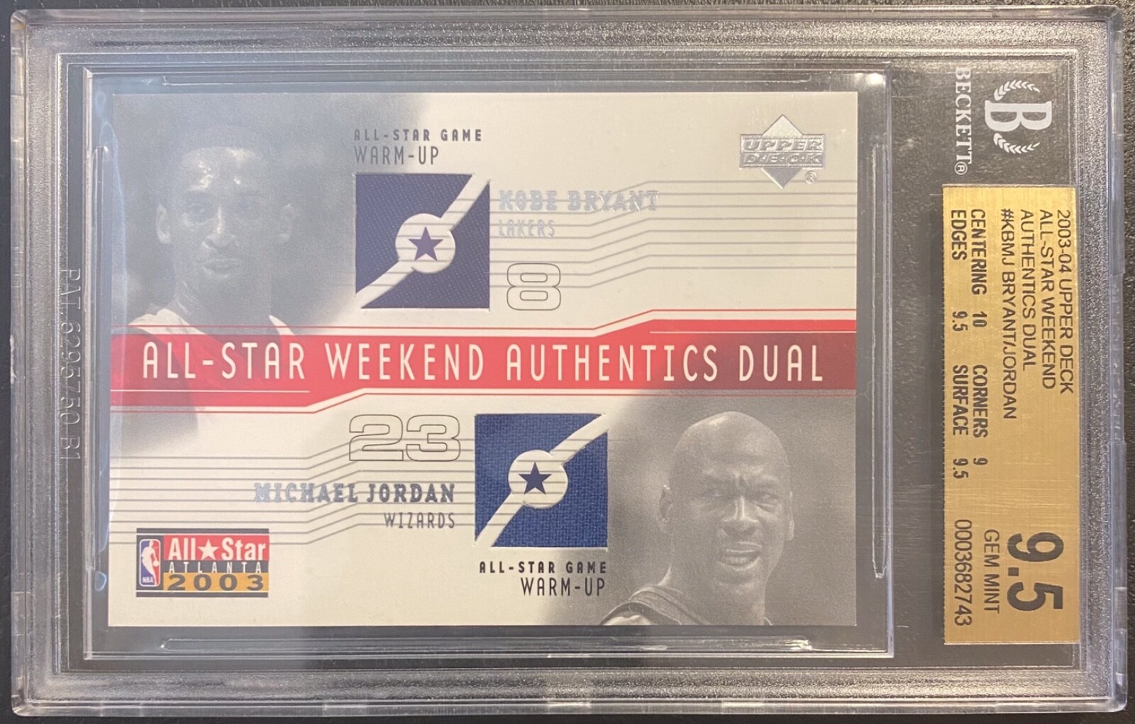 Michael Jordan/ Kobe Bryant 2003-04 Upper Deck All-Star