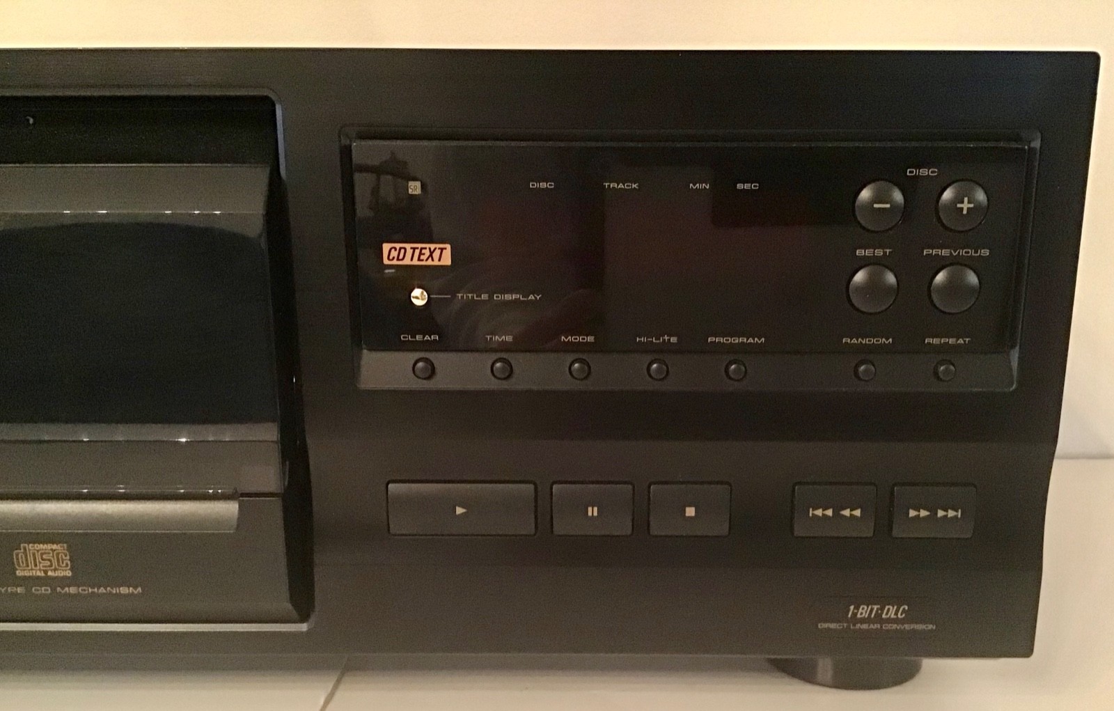 Pioneer PD-F607 Compact Disc Player Vintage EUC Works