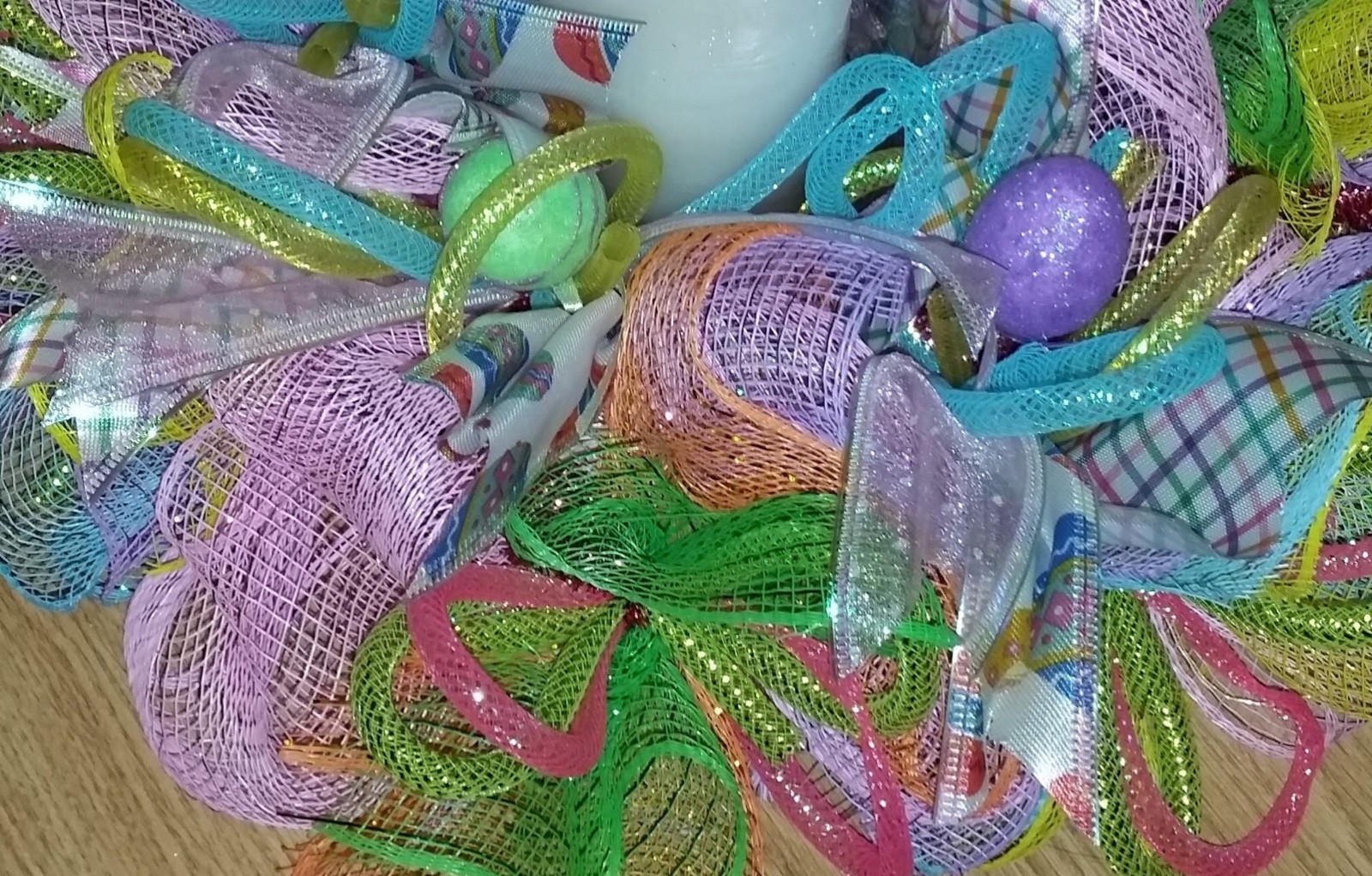 Easter Candle Centerpiece Easter Table Decorations Easter Candle Ring
