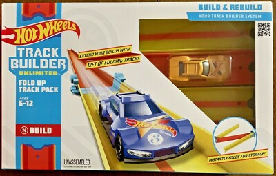 Hot Wheels Track Builder Unlimited Fold Up Track Pack #GLC91 1:64 Scale Diecast