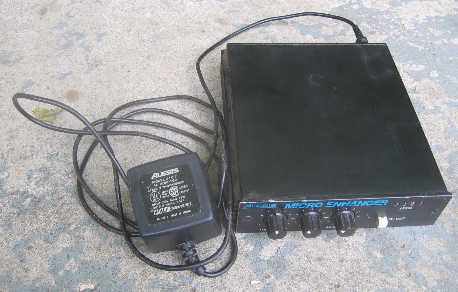 Alesis Micro Enhancer w/ Original Alesis Power Cord & Box.