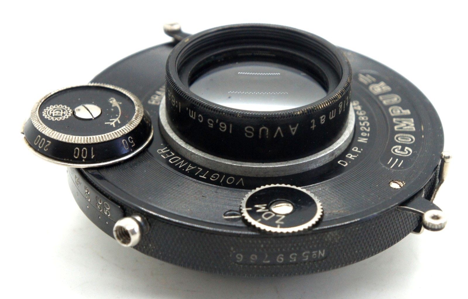 「蛇腹カメラ」 Voigtländer Anastigmat Voigtlander Anastigmat Avus 4.5/16.5 cm 16.5 cm 6.8 COMPUR Shutter