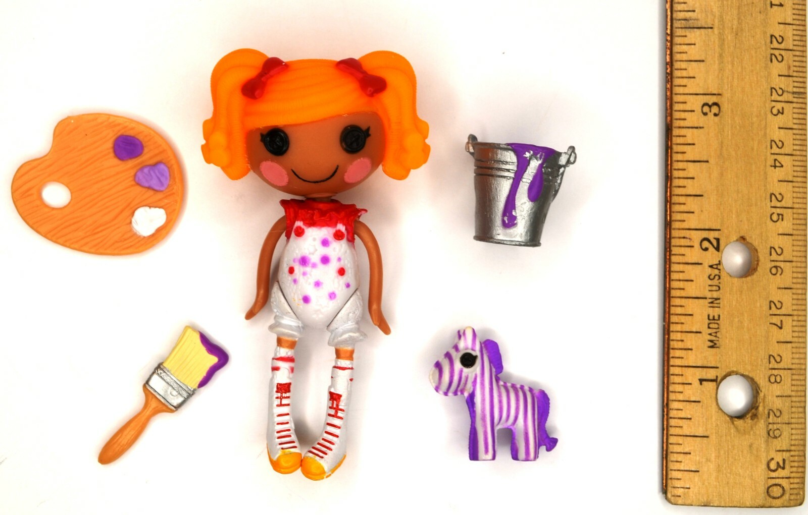 LALALOOPSY MINI SPOT SPLATTER SPLASH PURPLE DOLL PET