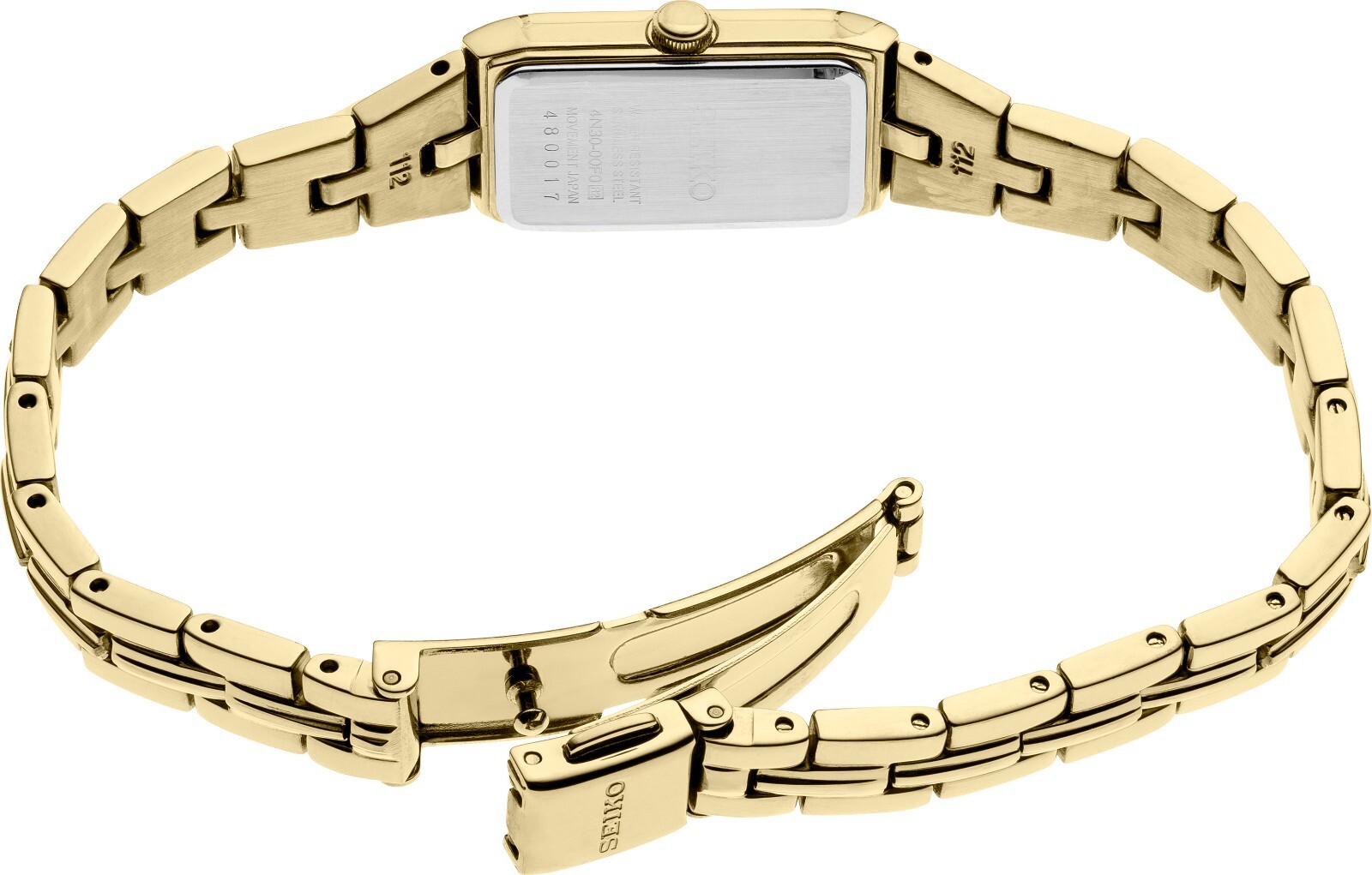 Pre-owned Seiko Ladies Essentials Swr048 Gold-tone 15mm Women's Watch