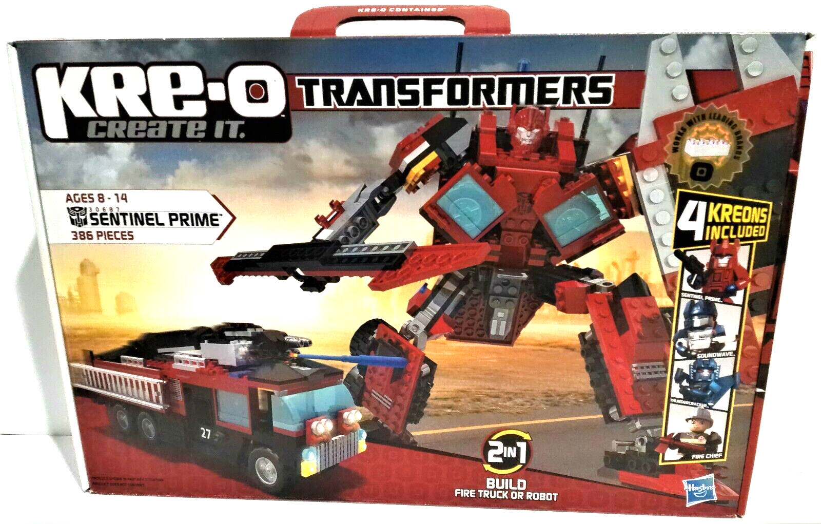 HASBRO KRE-O CREATE IT TRANSFORMERS: 30687 SENTINEL PRIME